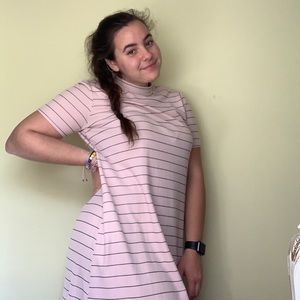 BCB Generation striped tee shirt dress